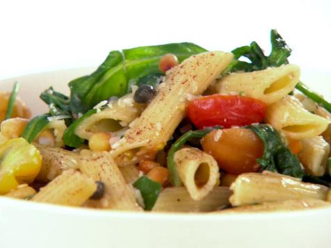 Penne with Brown Butter, Arugula, and Pine Nuts