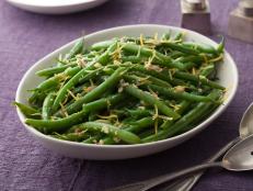 The Neelys' healthy Green Beans with Lemon and Garlic recipe from Food Network is the perfect, simple side for any occasion. Quickly blanch and finish on the skillet, these green beans will be on the table in less than 20 minutes.