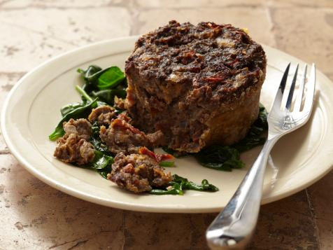 Veggie Meatloaf with Mushrooms and Sun-Dried Tomatoes