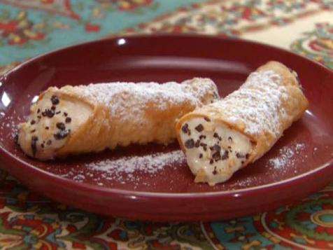 Cannoli with Tangerine-Almond Filling