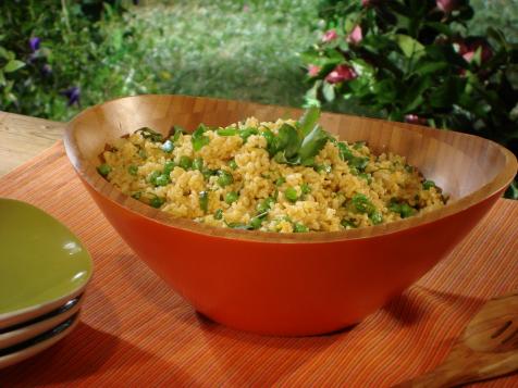 Saffron-Pea Basmati Rice Salad