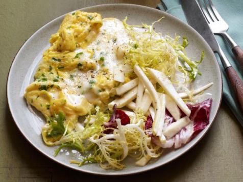 Soft Scrambled Eggs with Brie — Meatless Monday