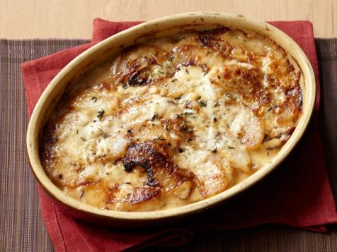 Celery Root, Potato and Pear Gratin