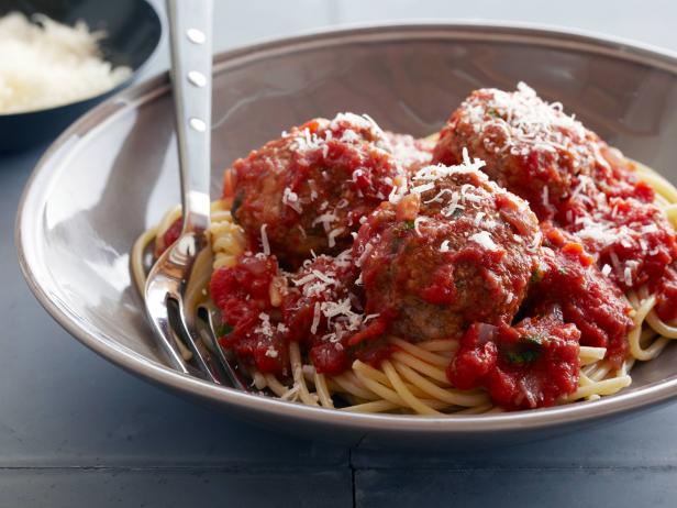 Real Meatballs And Spaghetti Recipe Ina Garten Food