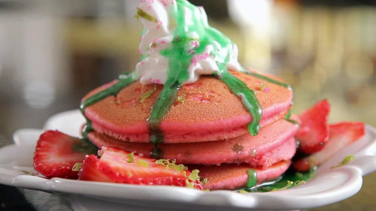 Strawberry Margarita Pancakes