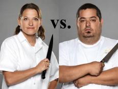In this installment of Food Network's Rival Recipes, Next Iron Chefs rivals Duskie Estes and Eric Greenspan compete in a lamb cook-off.