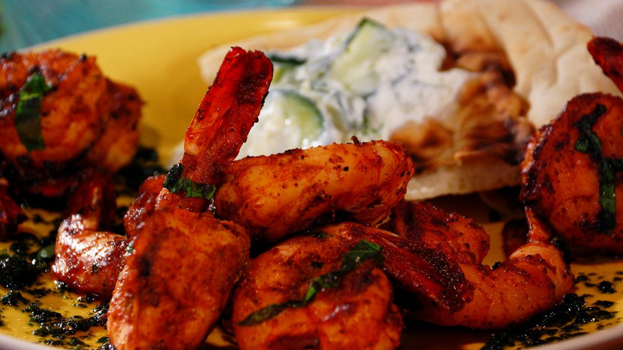 Grilled Shrimp With Chutney