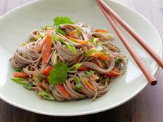 Learn how to make Bobby Flay's Buckwheat Noodle Salad this Meatless Monday.