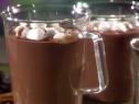 Marshmellows top the two hot choco loco.