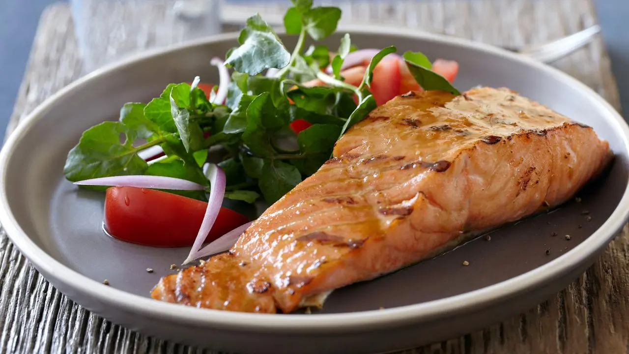 Salmon with Brown Sugar