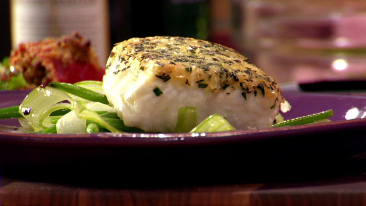 Anne's Herb-Crusted Halibut