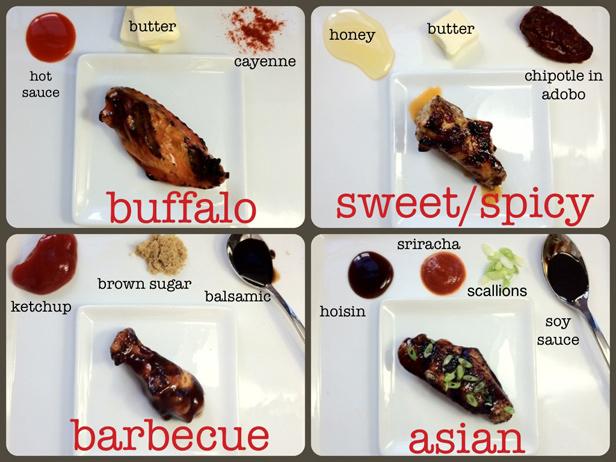 grilled wing variations