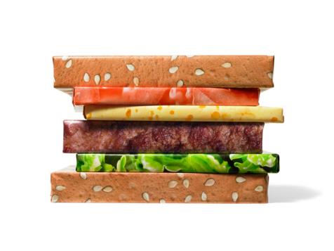 Outside the Box: Burger Wrapping Paper