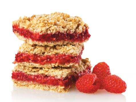 Raspberry Oatmeal Bars with Truvia® Baking Blend