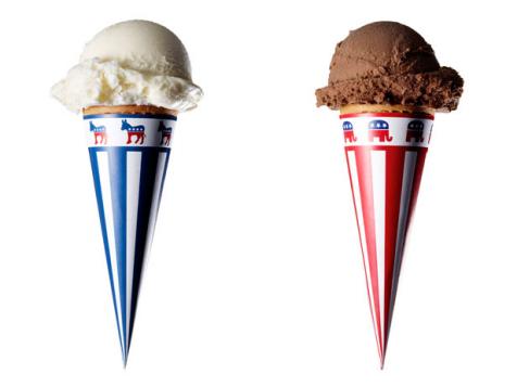 Ice Cream Politics: Party Flavors