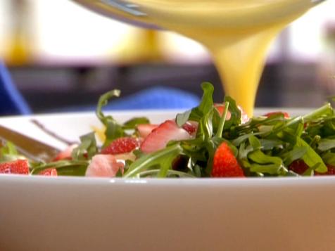 Strawberry Arugula Salad with Sweet Lime Vinaigrette