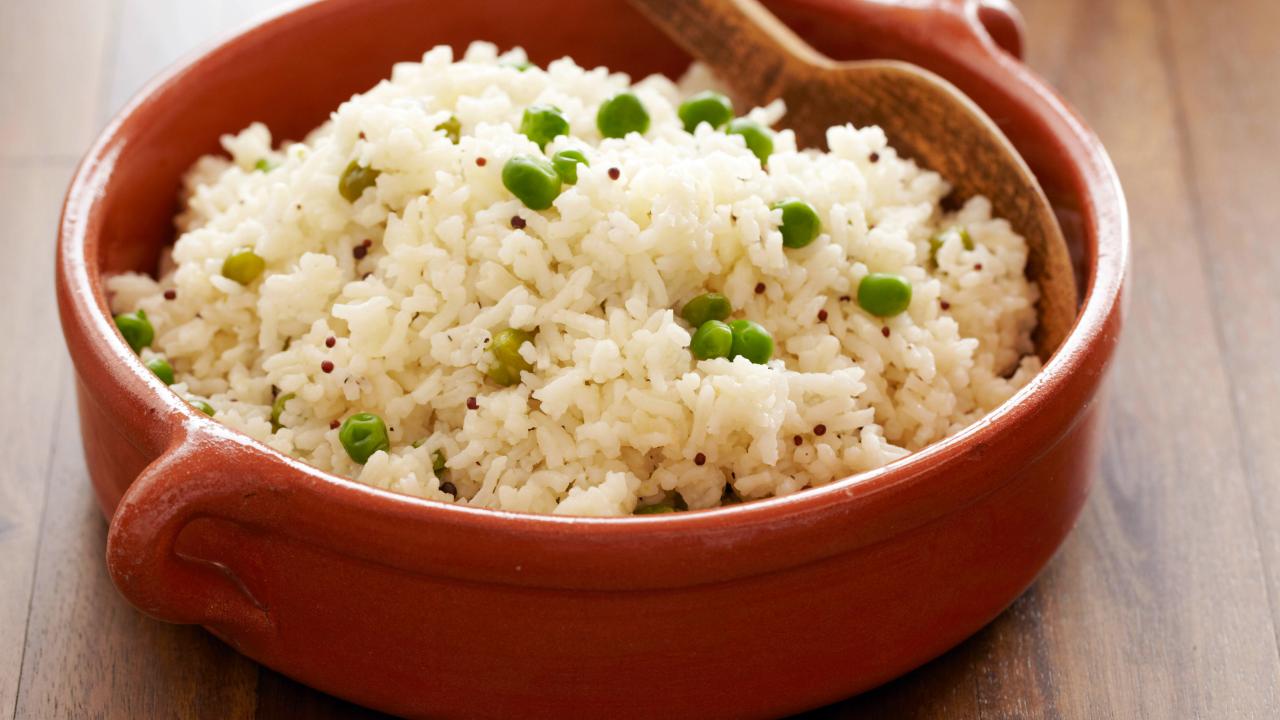 Basmati Rice Pilaf With Peas