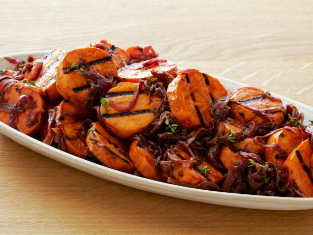 Bobby Flay's Caramelized Onion Sweet Potato Salad