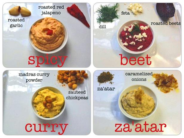 hummus variations