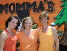 Adriane Richey, Angela Reynolds and Tiffany Seth, Momma's Grizzly Grub team, as seen in Food Network's The Great Food Truck Race, Season 3.