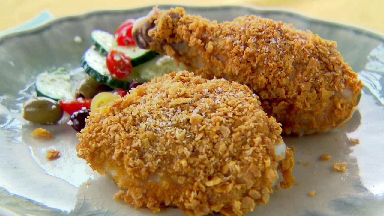 Cornflake-Crumb Baked Chicken