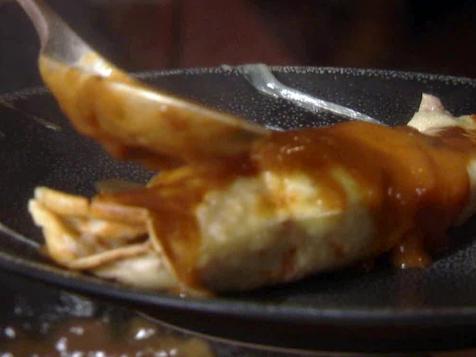 Roasted Chicken with Melted Cheese and Gravy