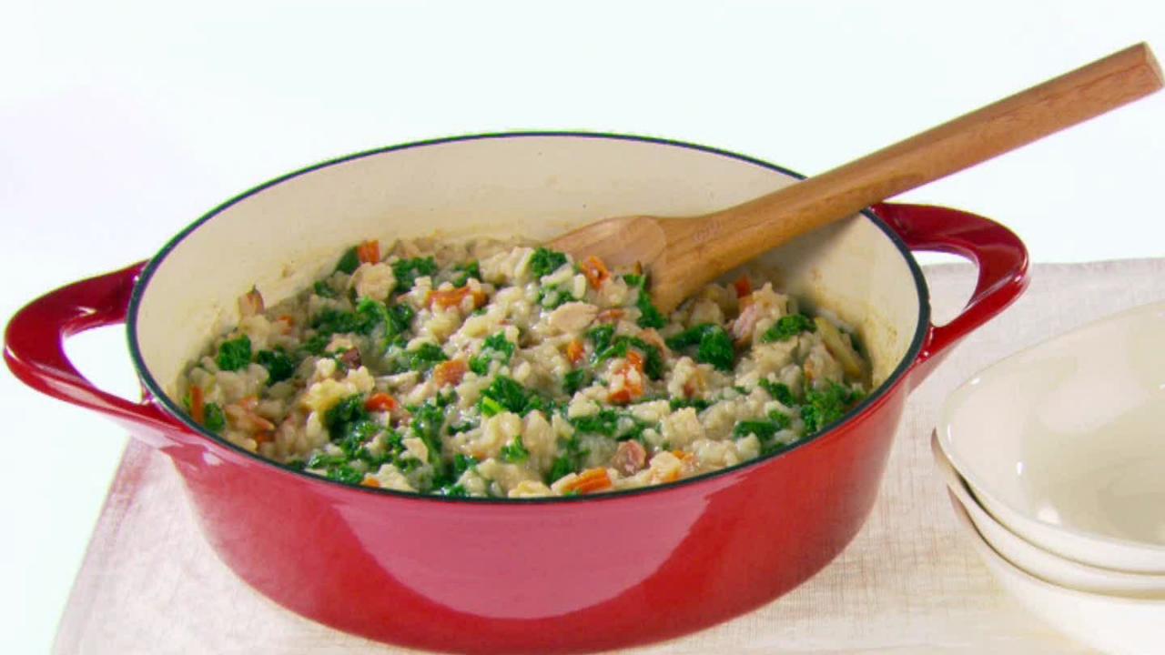 Giada's Chicken Kale Risotto