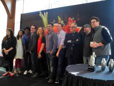 The cast of Chopped hosted the Absolut Best Bloody Mary Brunch at the New York City Wine & Food Festival and handed out the award for the best Bloody Mary.