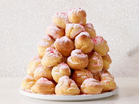 Candy Cane Croquembouche