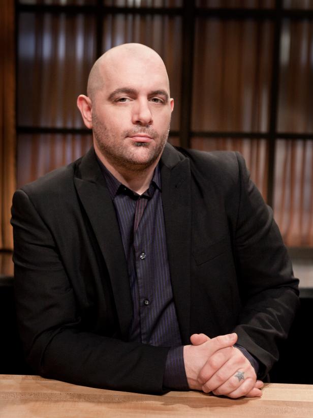Judge Chris Santos as seen on Food Networks Chopped All Stars Tournament FInale, Season 10 EP10-13