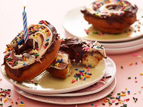 Birthday Cake Doughnut