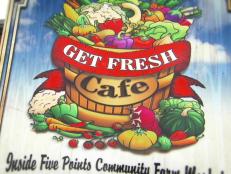 <p>Those looking for farm-to-table eats should head straight to Get Fresh Cafe. On Triple D, Guy swung by this charming spot situated inside the Norfolk, Va., Five Points Community Farm Market. As Guy said, everything from the meatloaf mash to the vegan sloppy Joe had unbeatable "knock-out" flavor.</p>