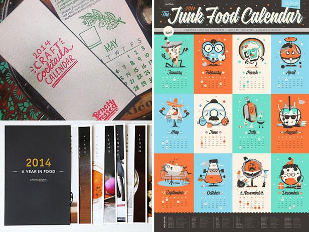 2014 Food Calendars