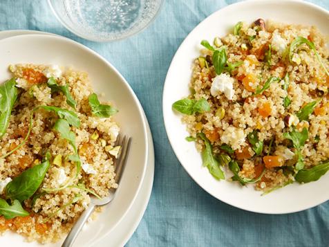 Quinoa Salad with Apricots, Basil and Pistachios — Meatless Monday