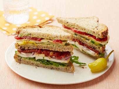 Food Network's Veggie Lover's Club Sandwich