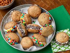 Miniature chocolate chips and chocolate candies are perfect for taking these cookie ice cream sandwiches from The Pioneer Woman's Ree Drummond up a notch.
