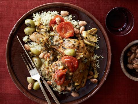 Chicken Tagine With Olives and Apricots
