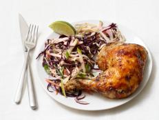 Hot Tips From Food Network Kitchens' Katherine Alford: For a fast weeknight meal, roast two half chickens instead of one whole bird. It takes just 35 minutes.