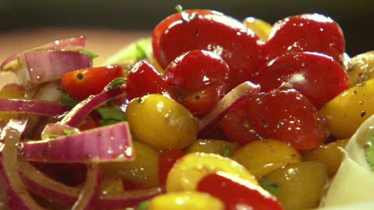 Quick-Marinated Tomato Salad