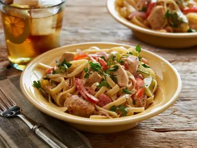 Ree Drummond’s Cajun Chicken Pasta.