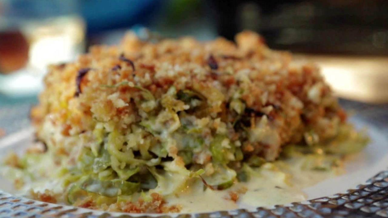 Guy's Brussels Sprout Gratin