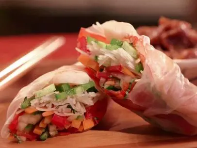 Shrimp spring rolls