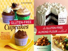 We're giving away one copy each of Gluten-Free Cupcakes and The Gluten-Free Almond Flour Cookbook to five randomly-selected commenters.