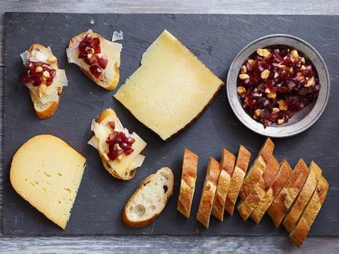 Cheese Plate with Grape Tapenade
