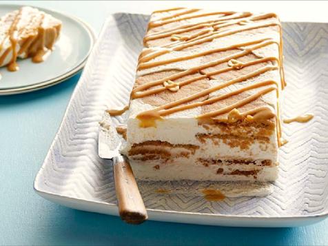 Icebox Cake with Slice and Bake Peanut Butter Sandies