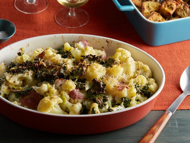 Jamie Deen's Kale and Cauliflower Casserole for Dads Just Wanna Have Fun! as seen on Food Network's Home for Dinner With Jamie Deen