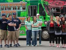 Find out which Food Truck team went home on the Season 4 premiere episode of The Great Food Truck Race on Food Network.