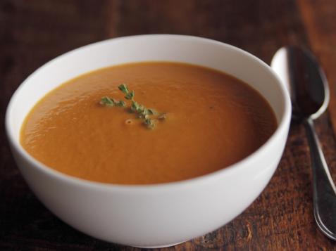 Carrot-Thyme Soup with Cream