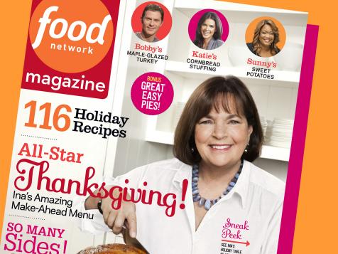 Food Network Magazine: November 2014 Recipe Index