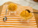 Food Beauty of pumpkin ice cream as seen on Food Network’s The Kitchen, Season 4.
